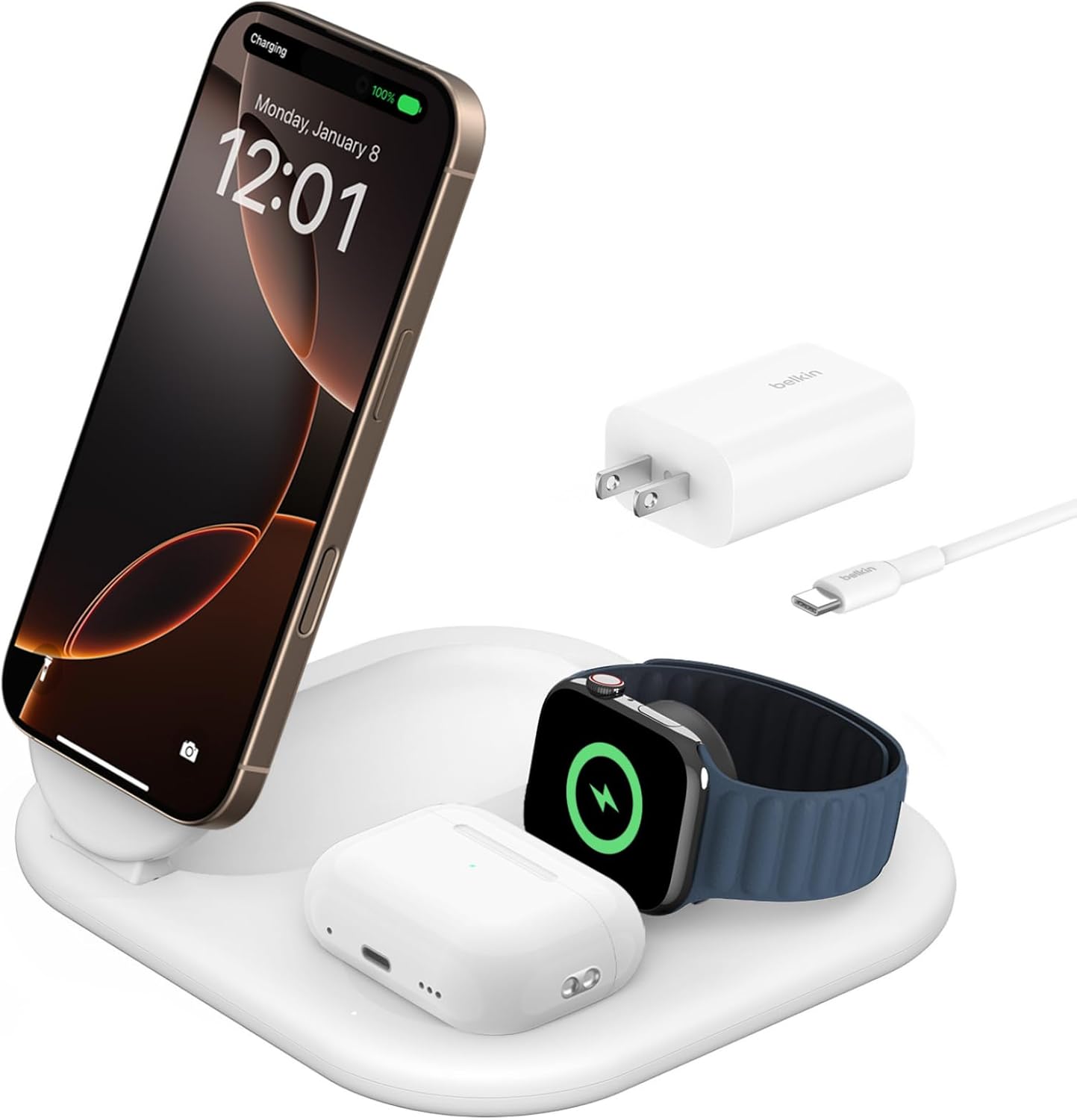 Belkin 3-in-1 MagSafe Wireless Charger manufacturer media candidate