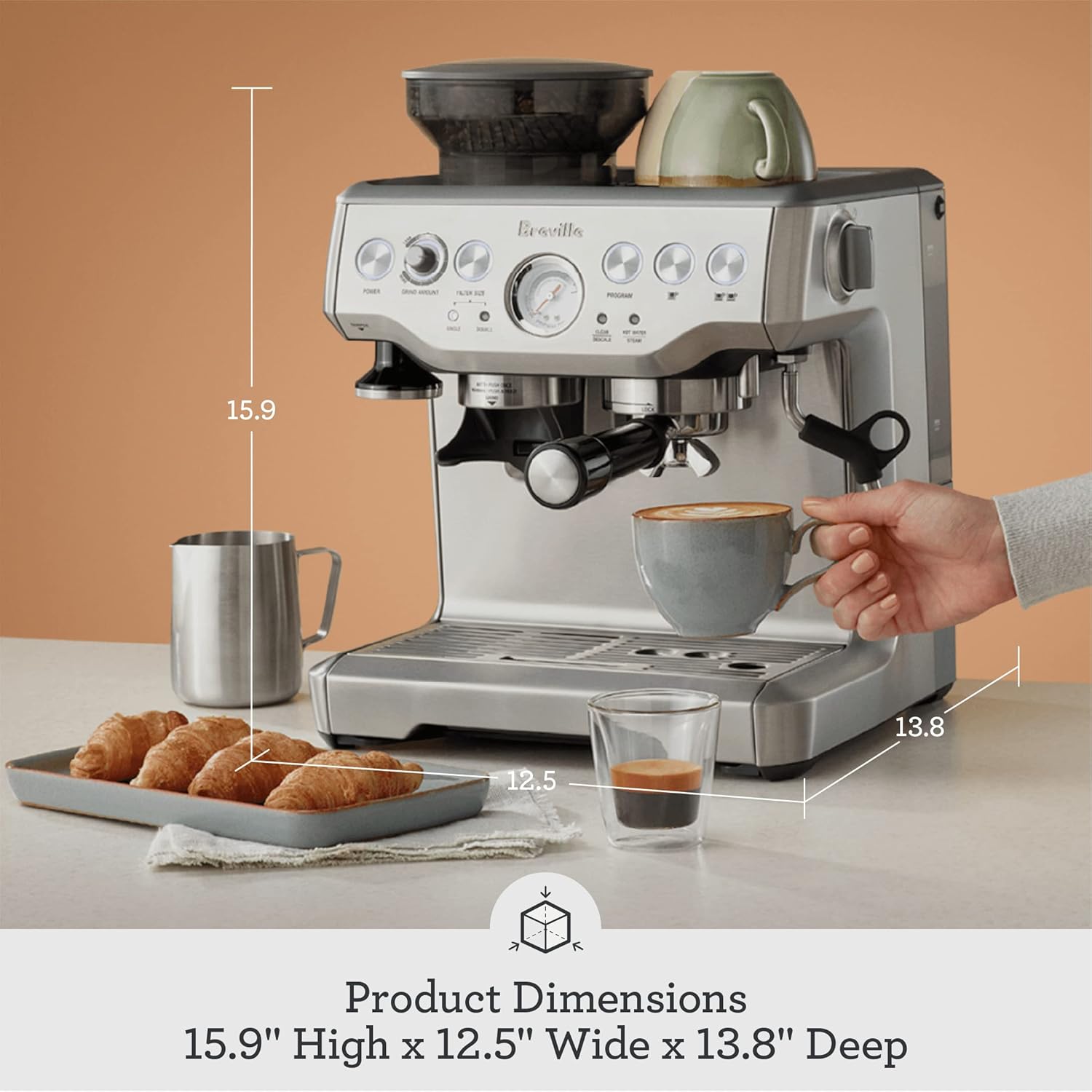 Breville Barista Express Espresso Machine manufacturer media candidate