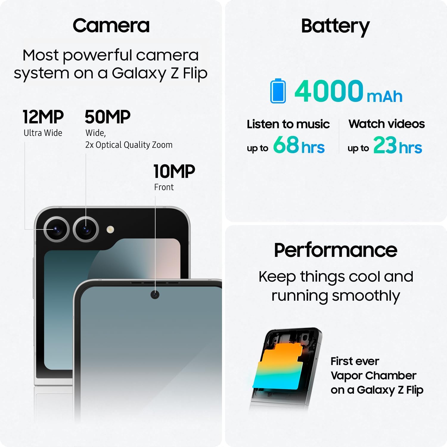 Samsung Galaxy Z Flip6 256 GB - Unlocked manufacturer media candidate