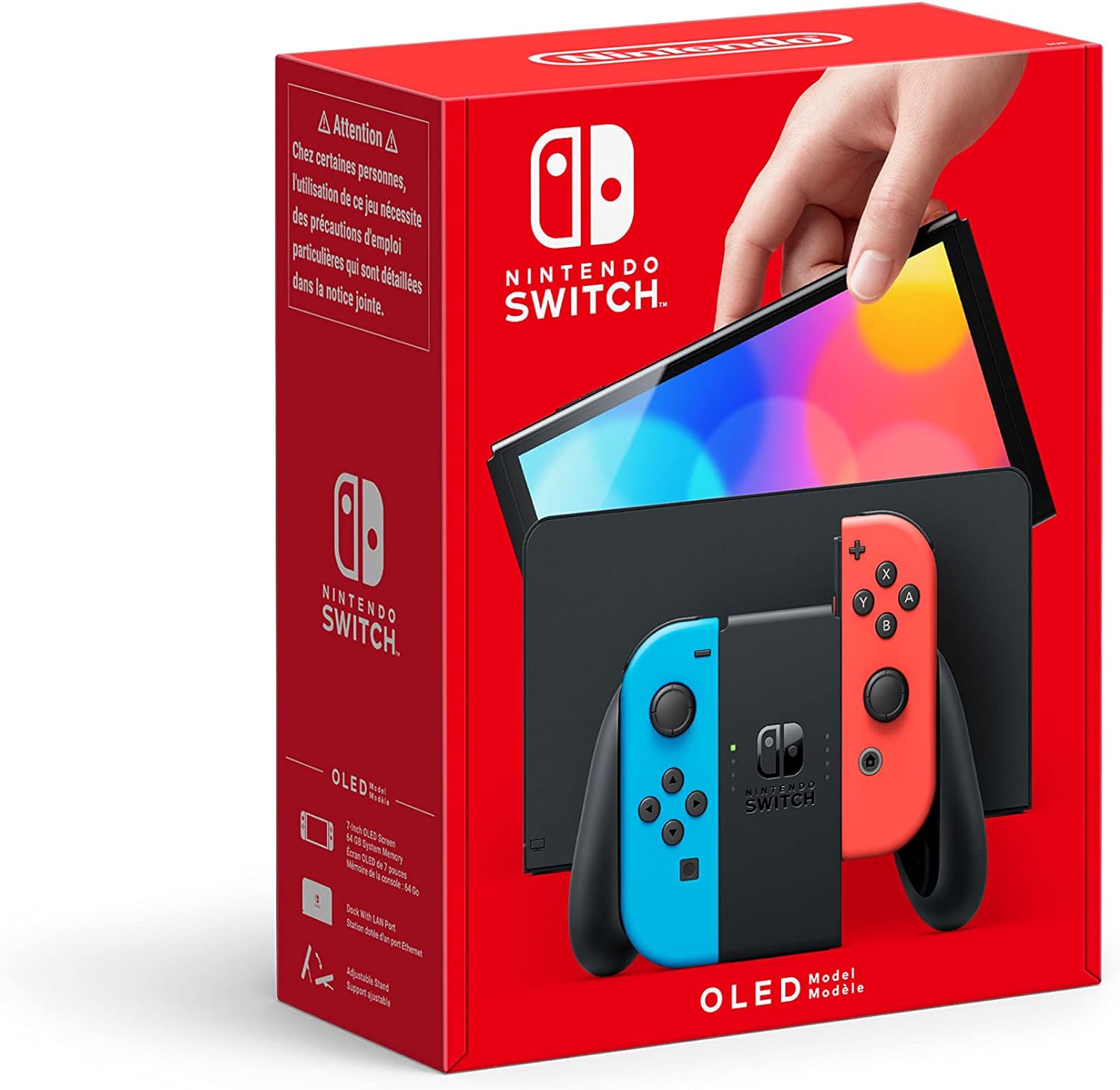 Nintendo Switch OLED Console - Neon Blue/Red manufacturer media candidate