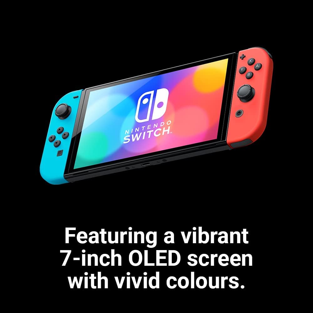 Nintendo Switch OLED Console - Neon Blue/Red manufacturer media candidate