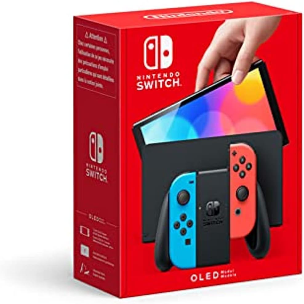 Nintendo Switch OLED Console - Neon Blue/Red manufacturer media candidate