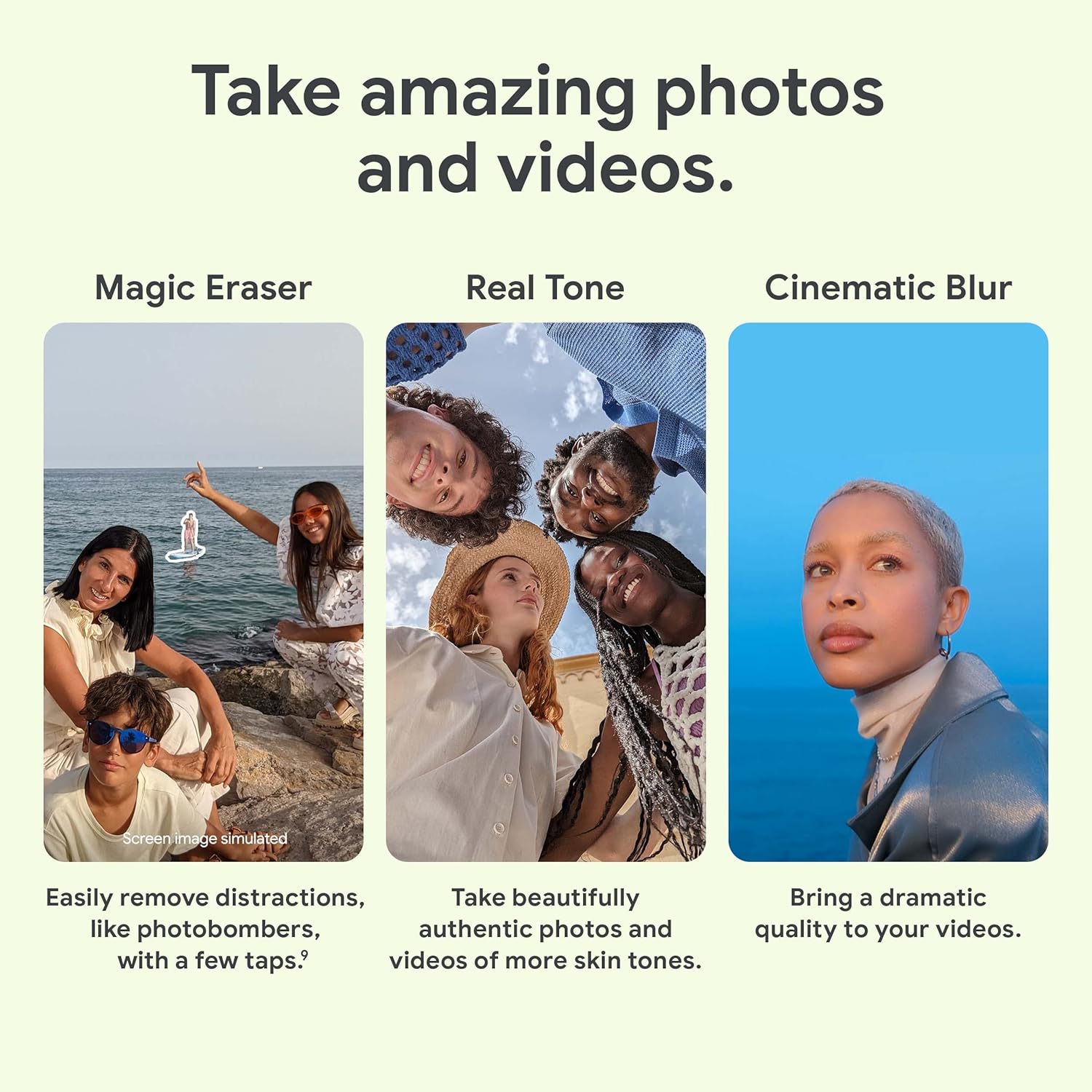 Google Pixel 7 128 GB - Unlocked - Snow manufacturer media candidate