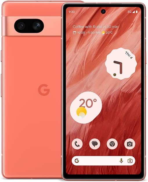Google Pixel 7a 128 GB - Unlocked - Coral manufacturer media candidate