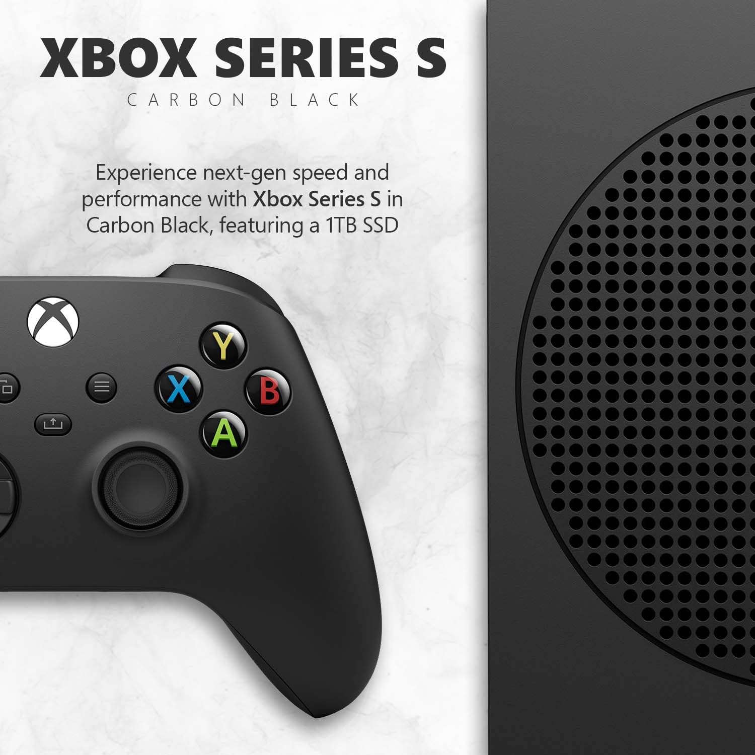 Xbox Series S 1 TB Carbon Black Console product view 2