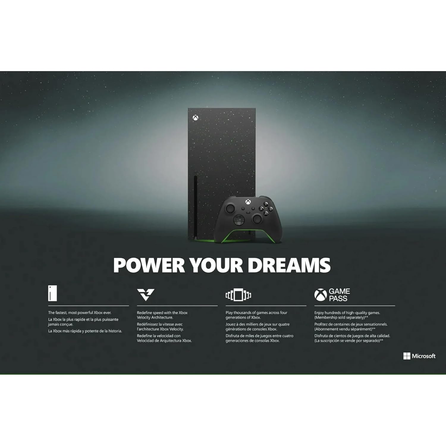 Xbox Series X 2 TB Galaxy Black Console product view 4